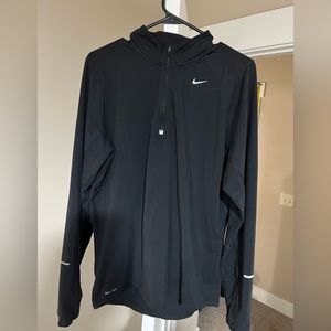 Black nike quarter zip